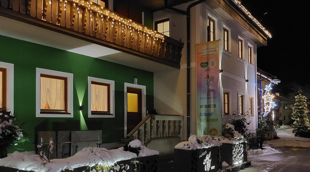 Bio-Bauernhof-Hotel Matlschweiger Lassing  外观 照片